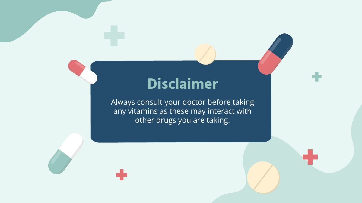 Free Vitamins And Medicines Medical Presentation Template to Edit Online