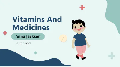 Free Vitamins And Medicines Medical Presentation Template to Edit Online