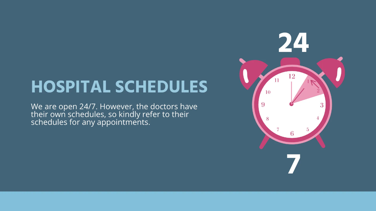 Free Medical And Hospital Presentation Template to Edit Online