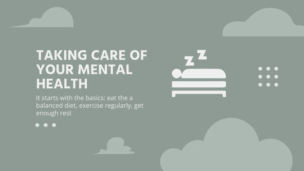 Free Mental Health Medical Presentation Template to Edit Online