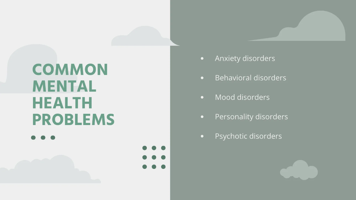 Free Mental Health Medical Presentation Template to Edit Online