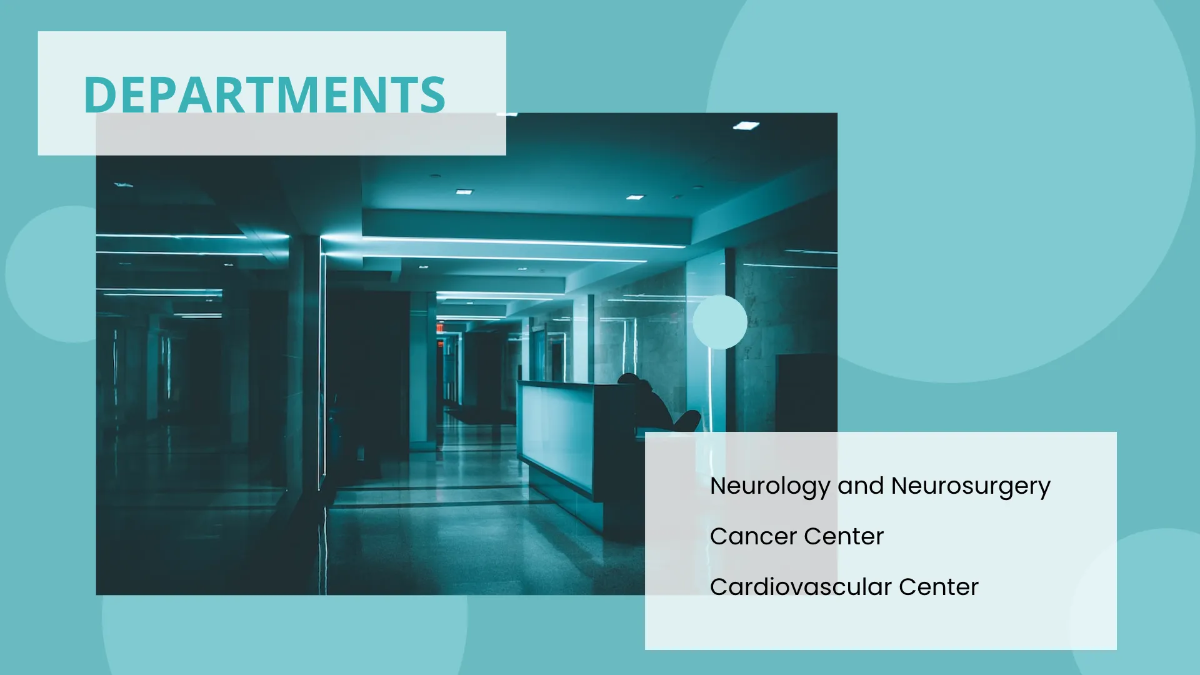 Free Medical Centre Presentation Template to Edit Online