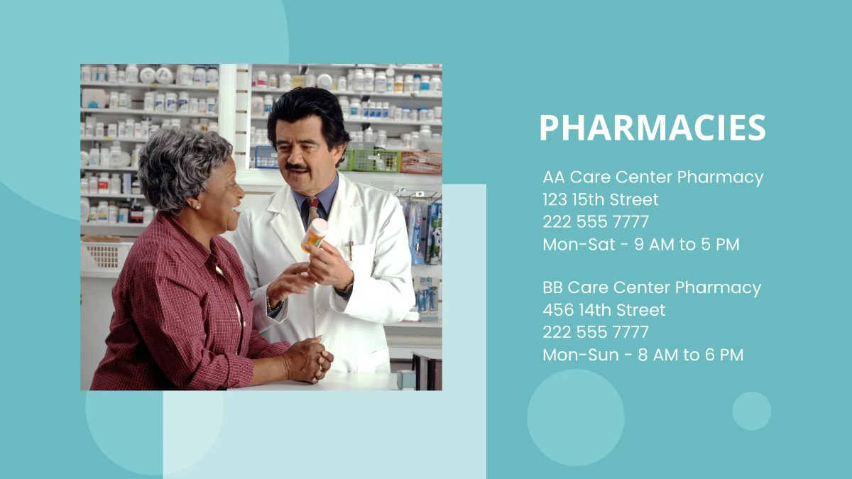 Free Medical Centre Presentation Template to Edit Online