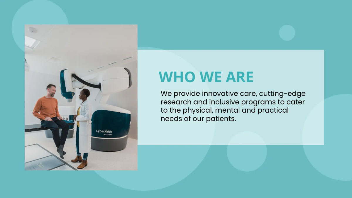 Free Medical Centre Presentation Template to Edit Online