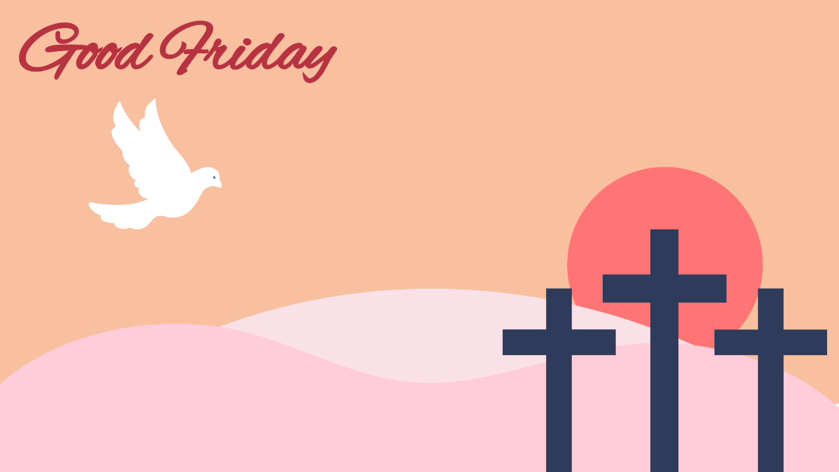 Good Friday Banner Background Template