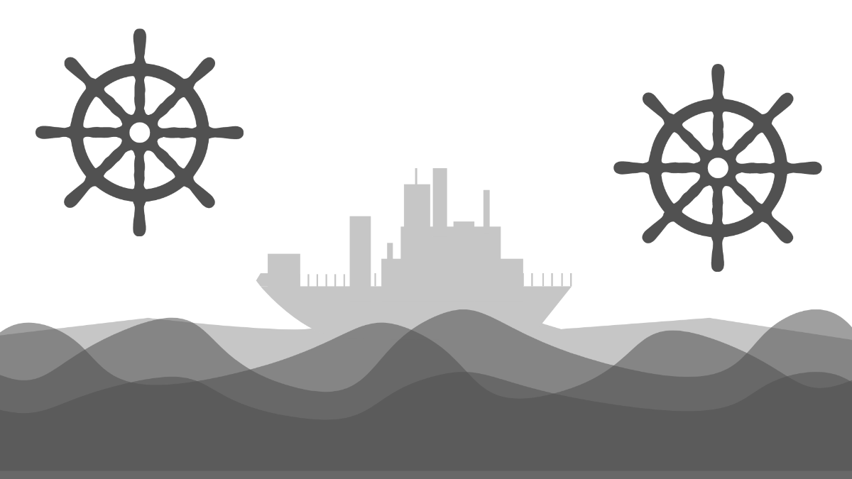 National Maritime Day Drawing Background Template