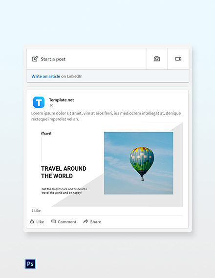 Download Travel Trends Linkedin Post Template Free Psd Template Net