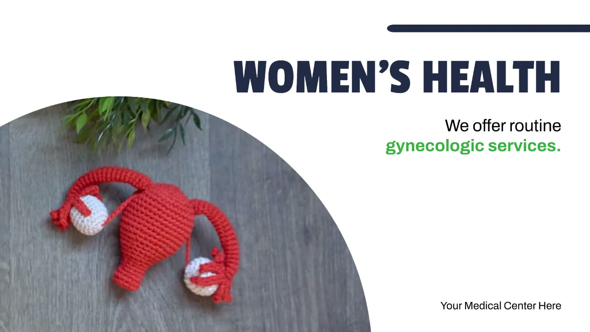 Free Medical Center Presentation Template to Edit Online