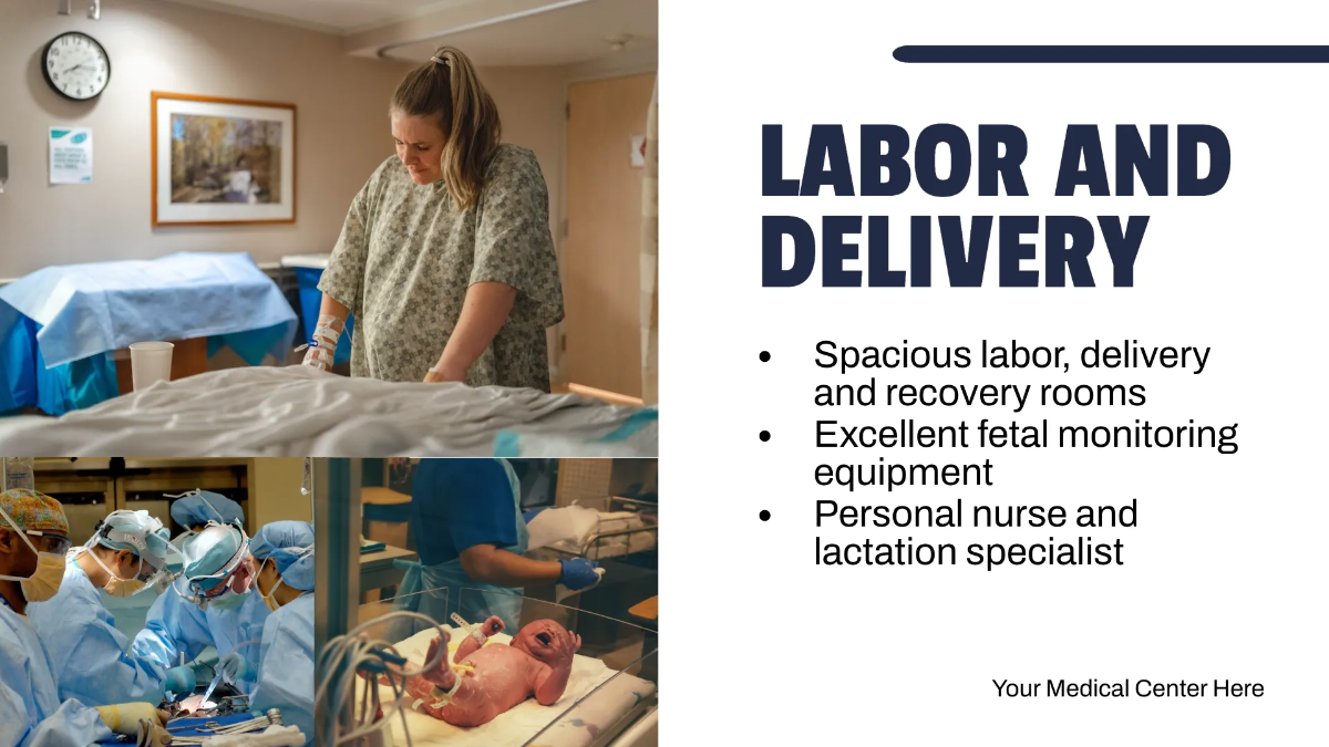 Free Medical Center Presentation Template to Edit Online