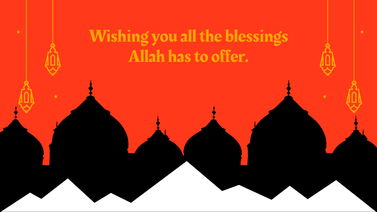 Ramadan Greeting Card Background Template