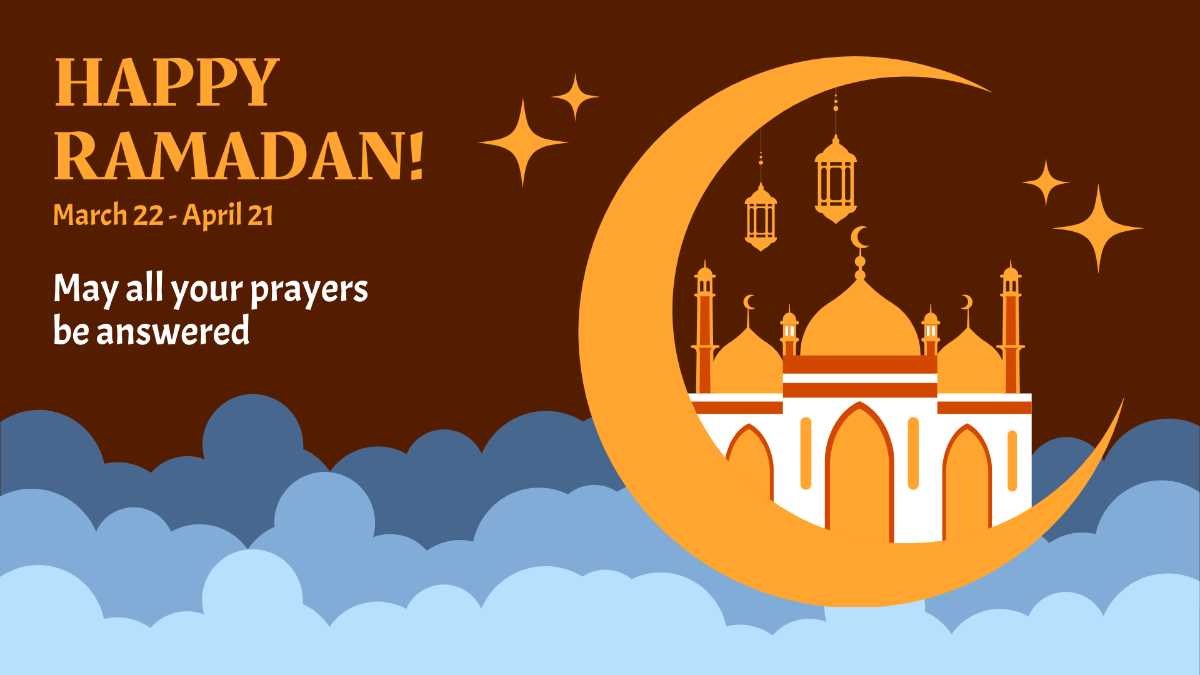 Ramadan Flyer Background Template