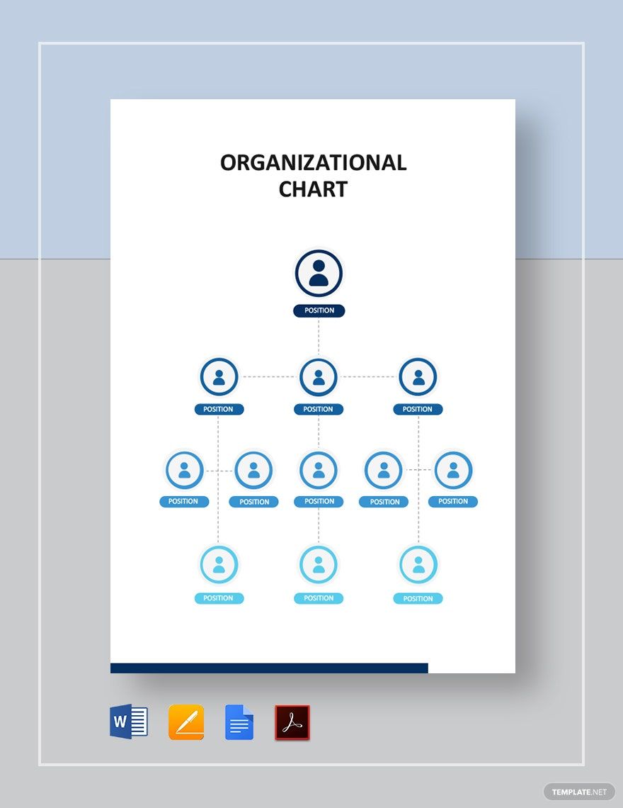 Simple Organizational Chart Template