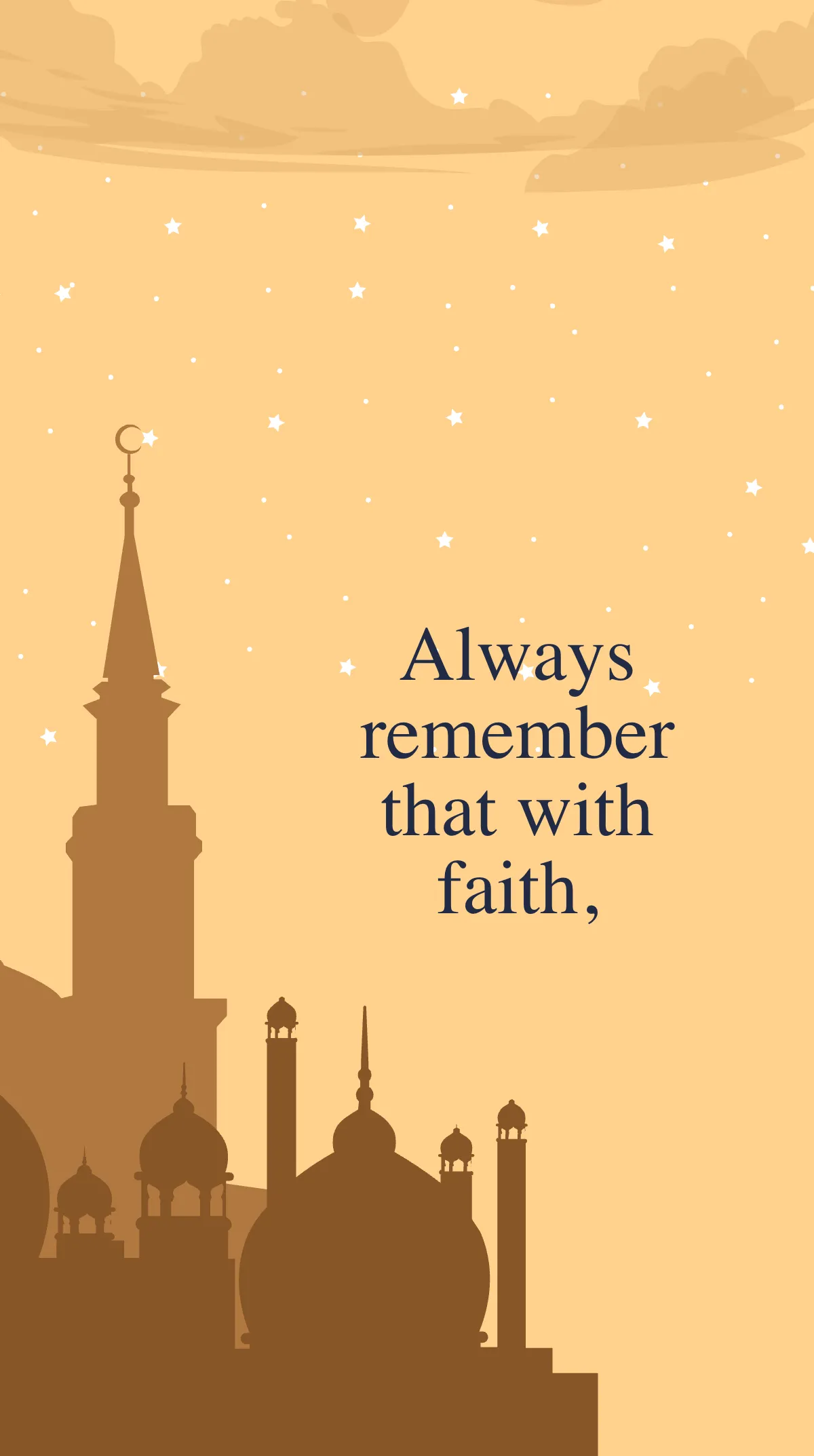 Free Ramadan Instagram Story Template to Edit Online