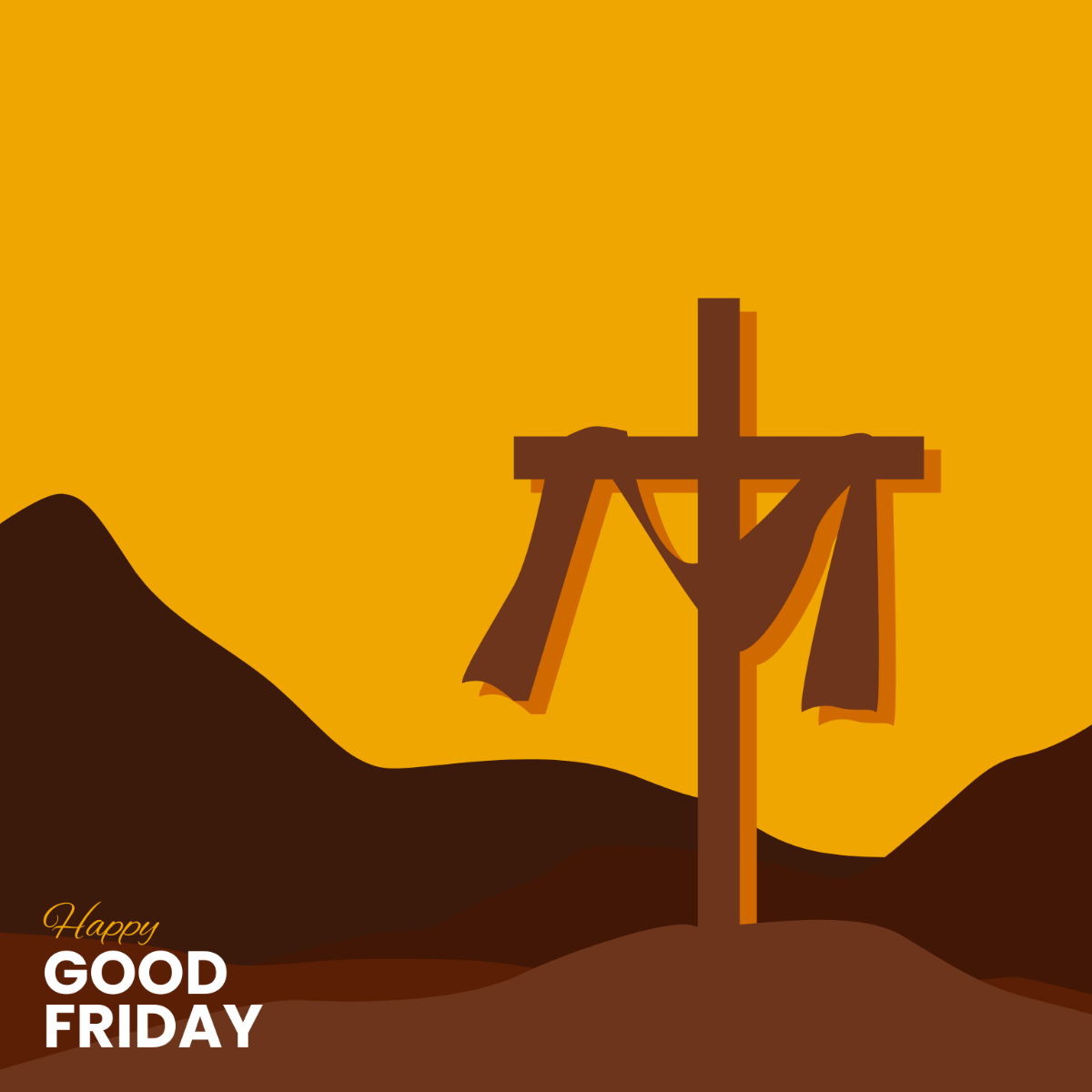 Free Happy Good Friday Clipart Template