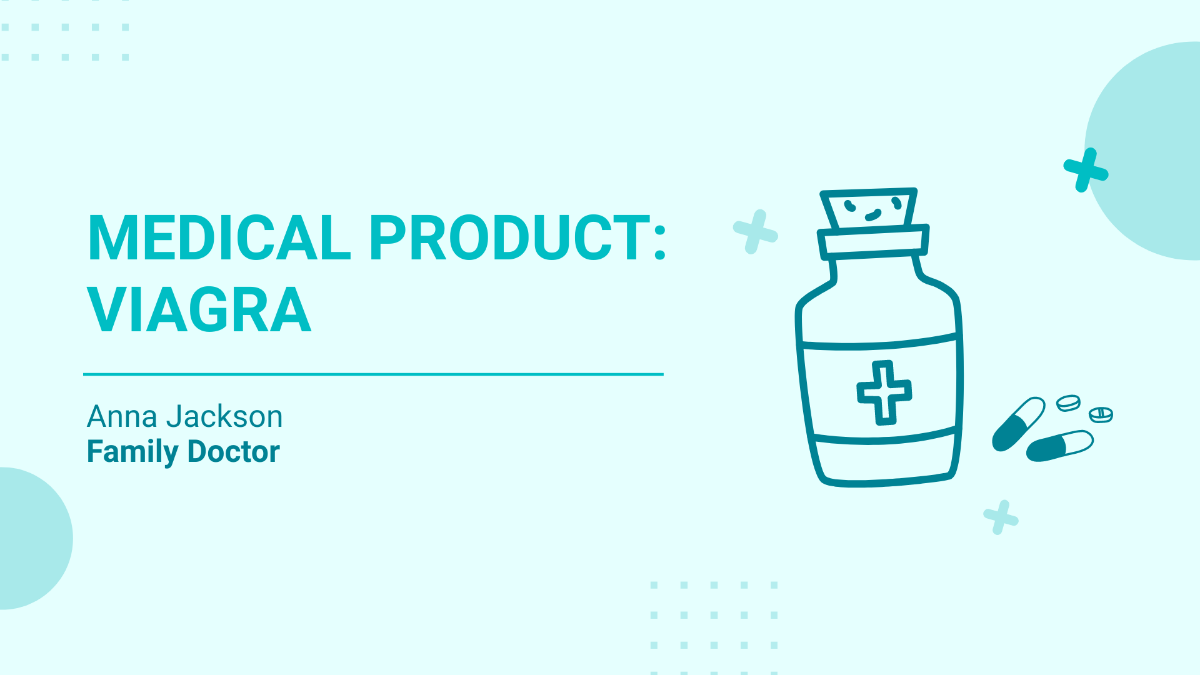 Medical Product Presentation Template