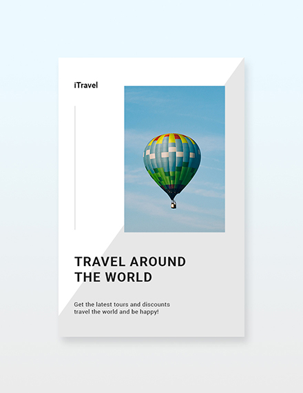 Free Travel Trends Tumblr Post Template to Edit Online