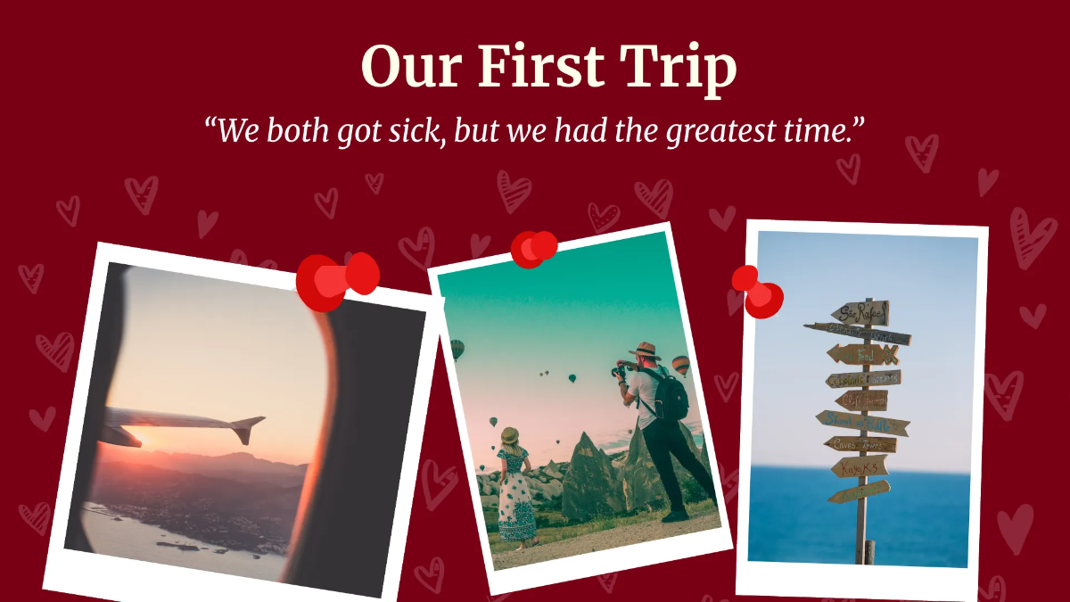 Free Valentine's Day Love Presentation Template to Edit Online