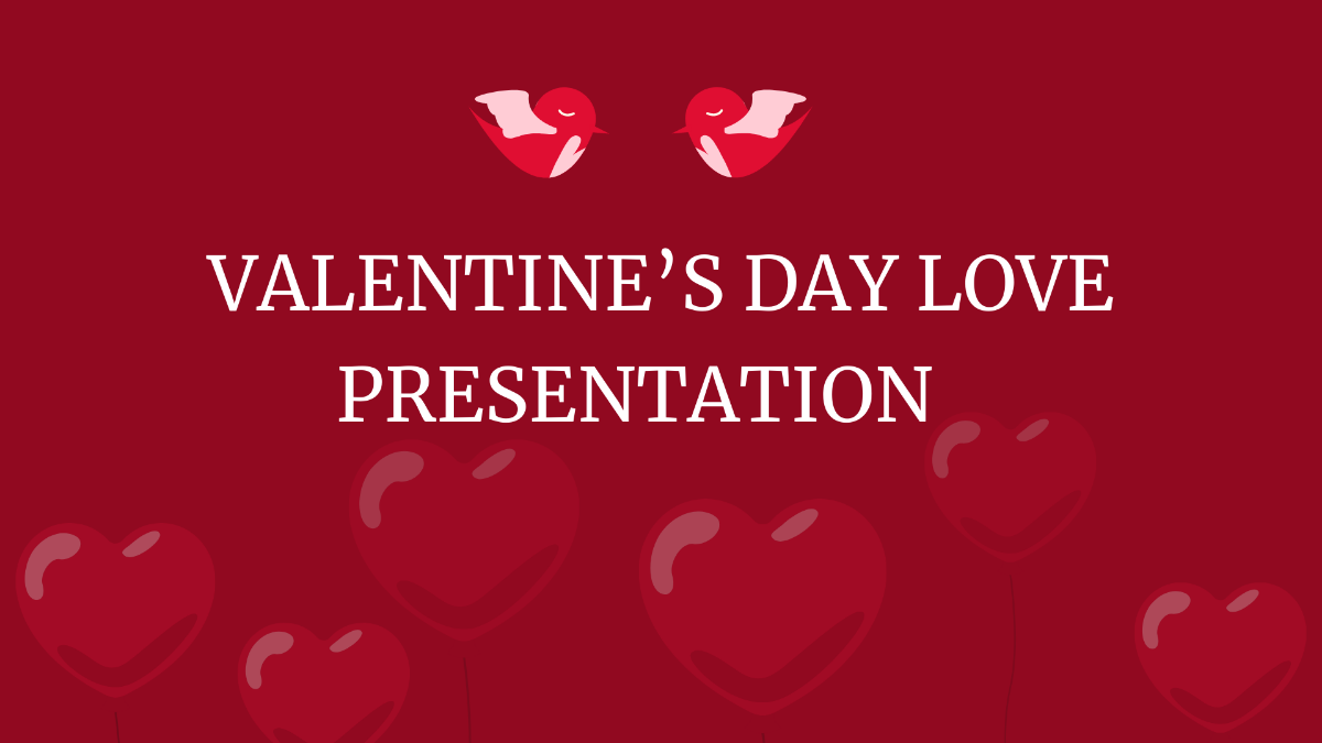 Valentine's Day Love Presentation Template