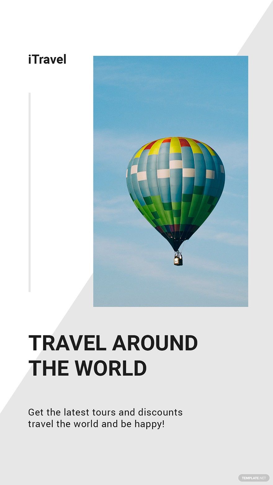Travel Trends Whatsapp Image Template in PSD