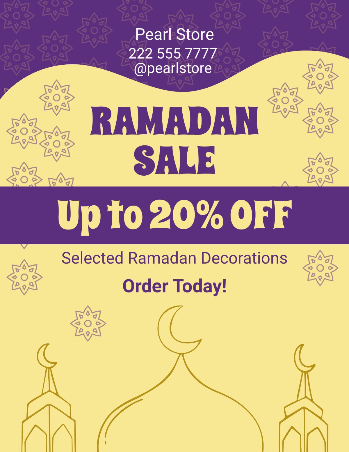 Creative Ramadan Flyer Template