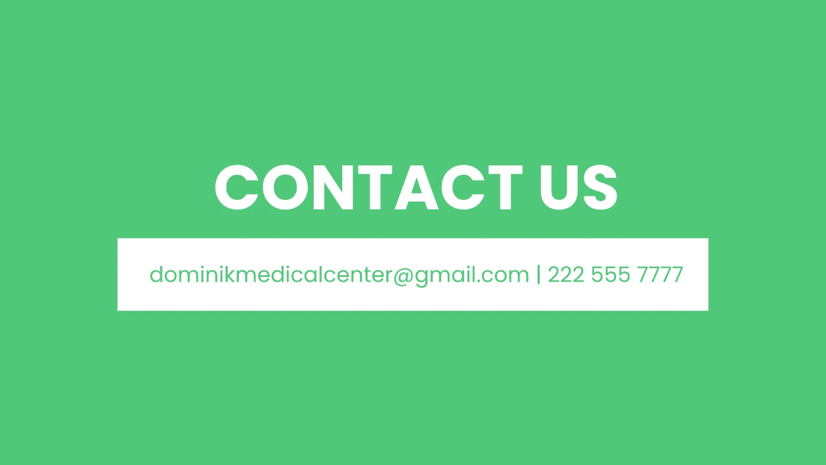 Free Minimalist Medical Presentation Template to Edit Online