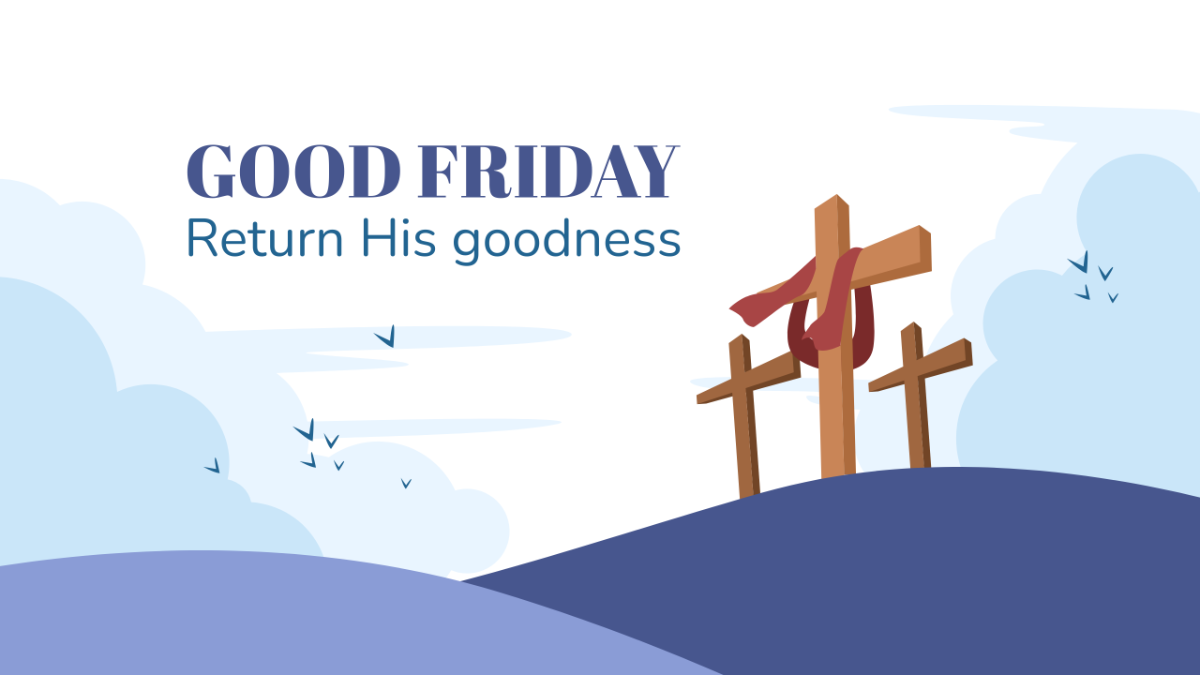 Good Friday Youtube Cover Template