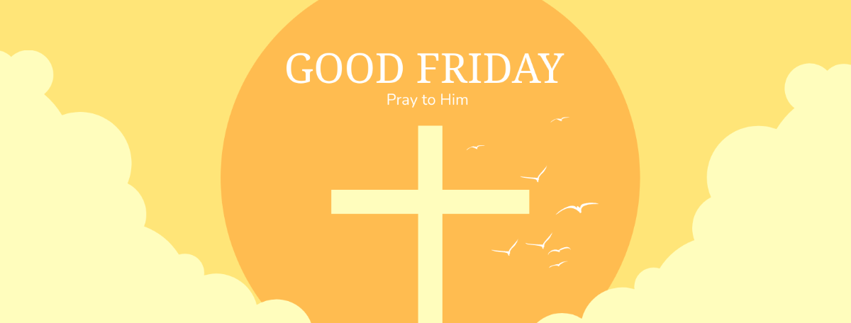 Good Friday Facebook Cover Banner Template