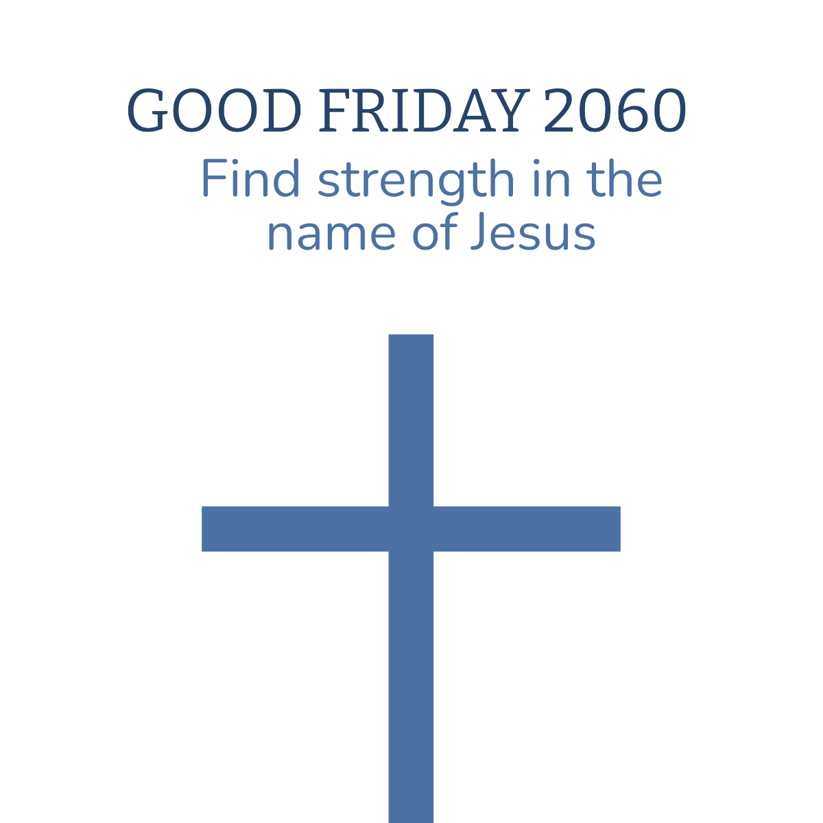 Good Friday Instagram Ads Template
