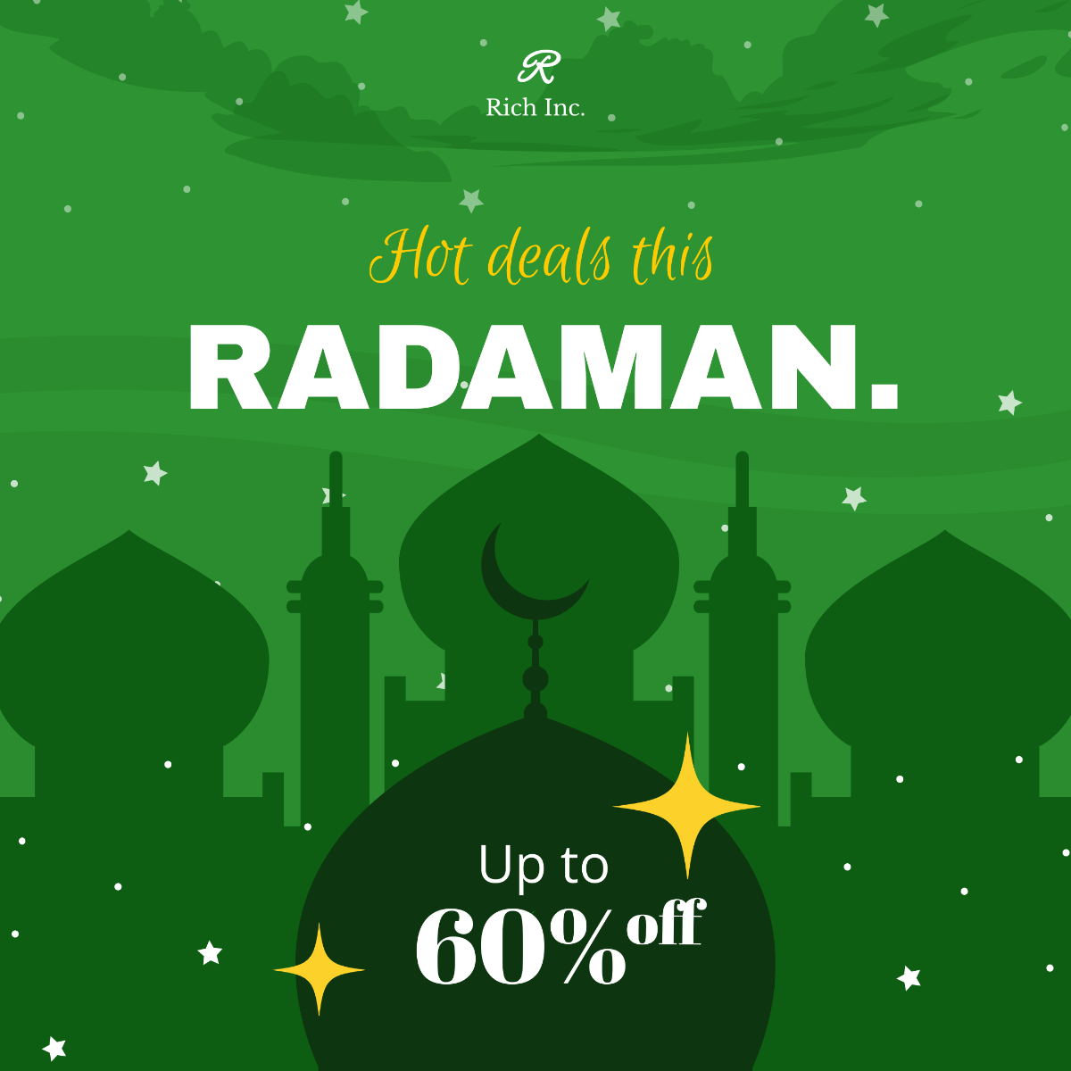 Free Ramadan Facebook Ad Banner Template