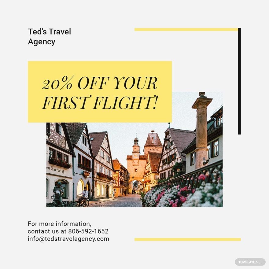 Travel & Tourism Instagram Post Template