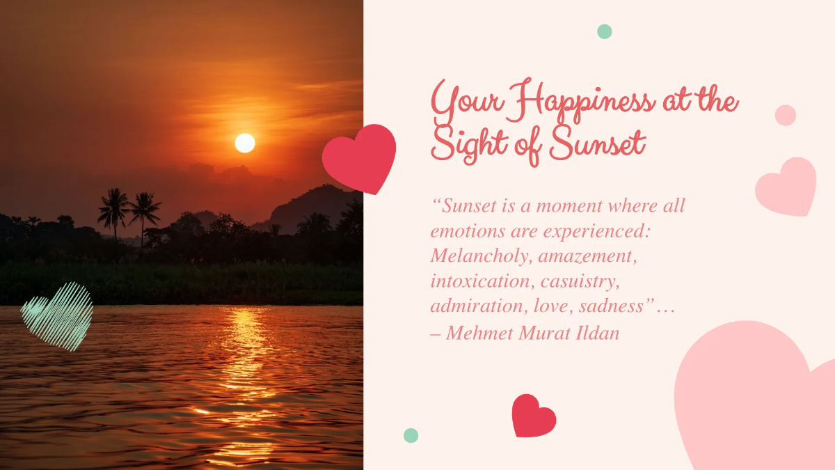 Free Simple Valentine's Day Presentation Template to Edit Online