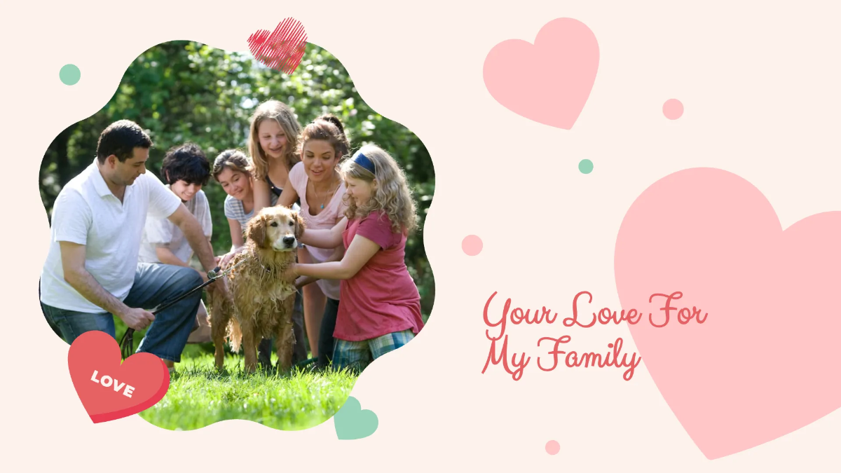 Free Simple Valentine's Day Presentation Template to Edit Online