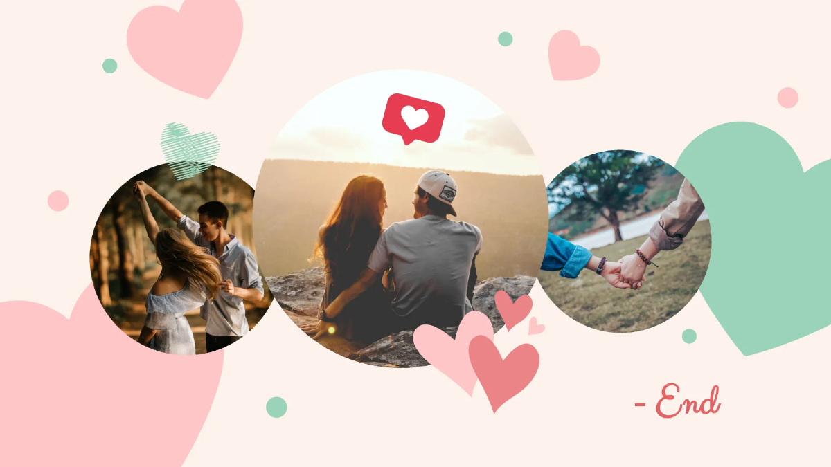 Free Simple Valentine's Day Presentation Template to Edit Online