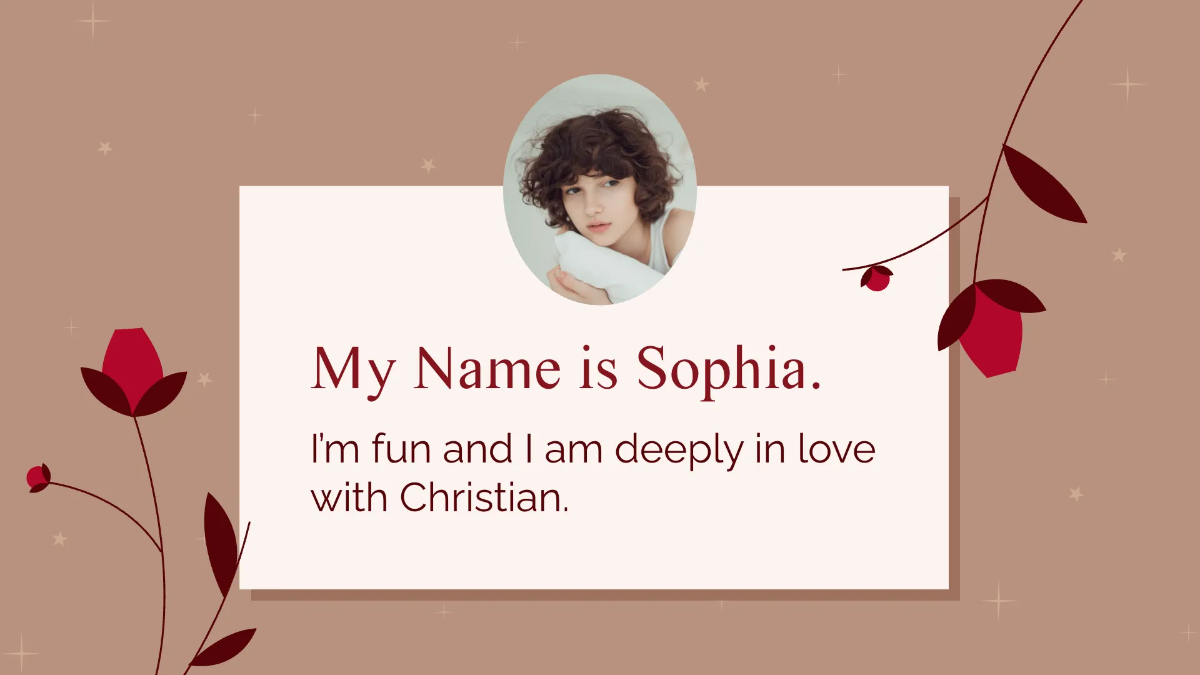 Free Elegant Valentine's Day Presentation Template to Edit Online