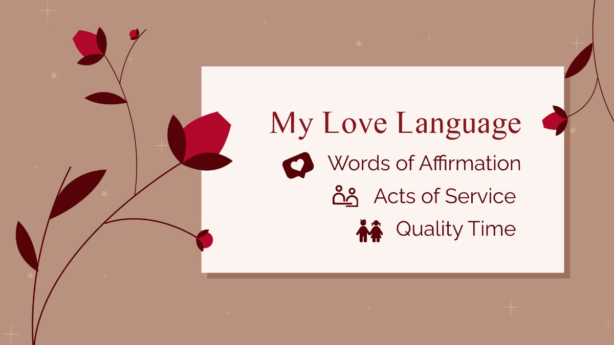 Free Elegant Valentine's Day Presentation Template to Edit Online