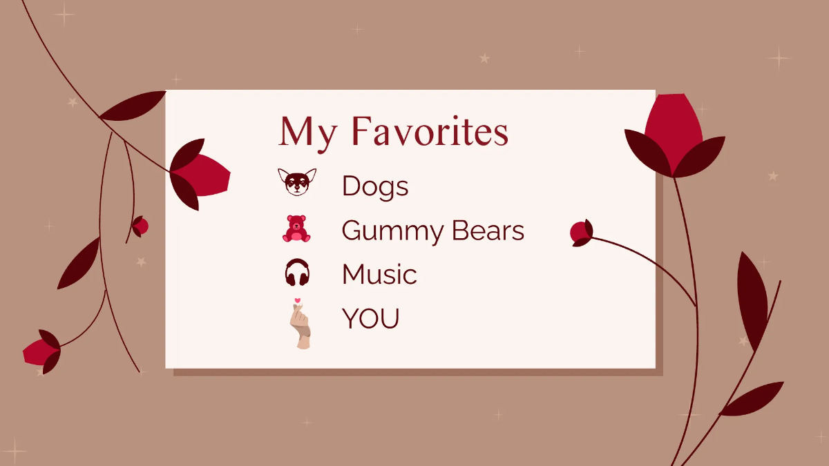 Free Elegant Valentine's Day Presentation Template to Edit Online