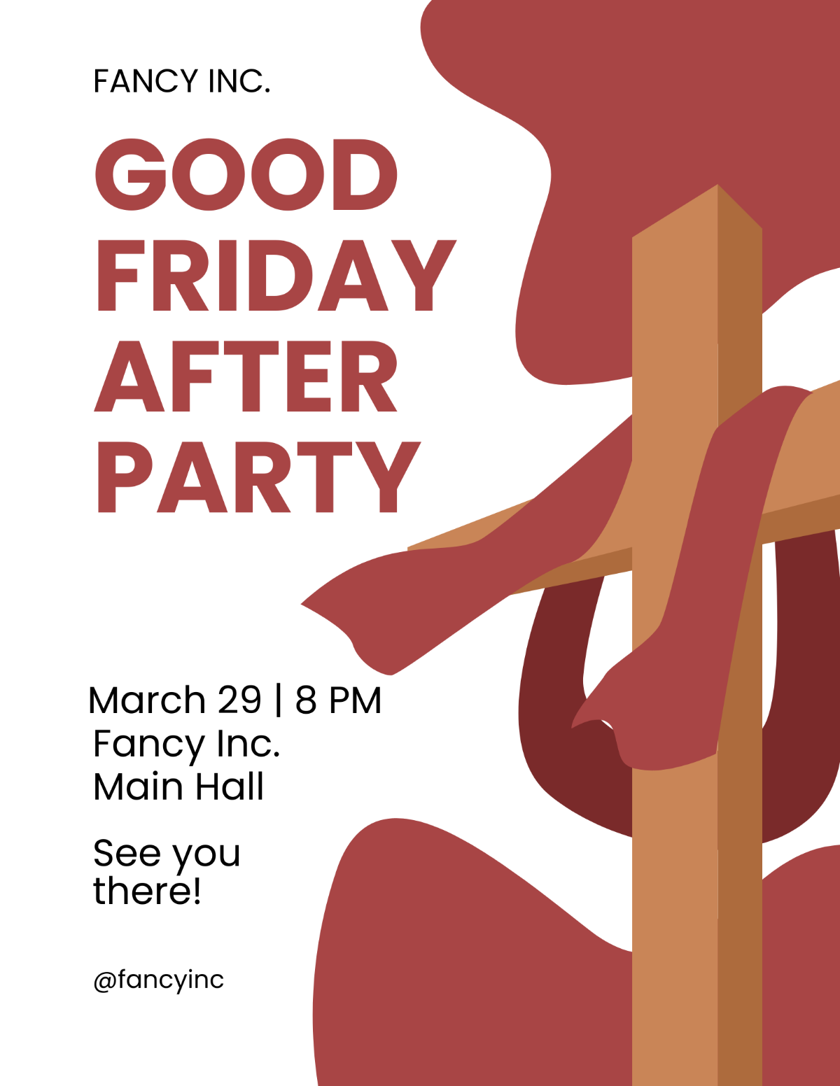 Free Party Good Friday Flyer Template