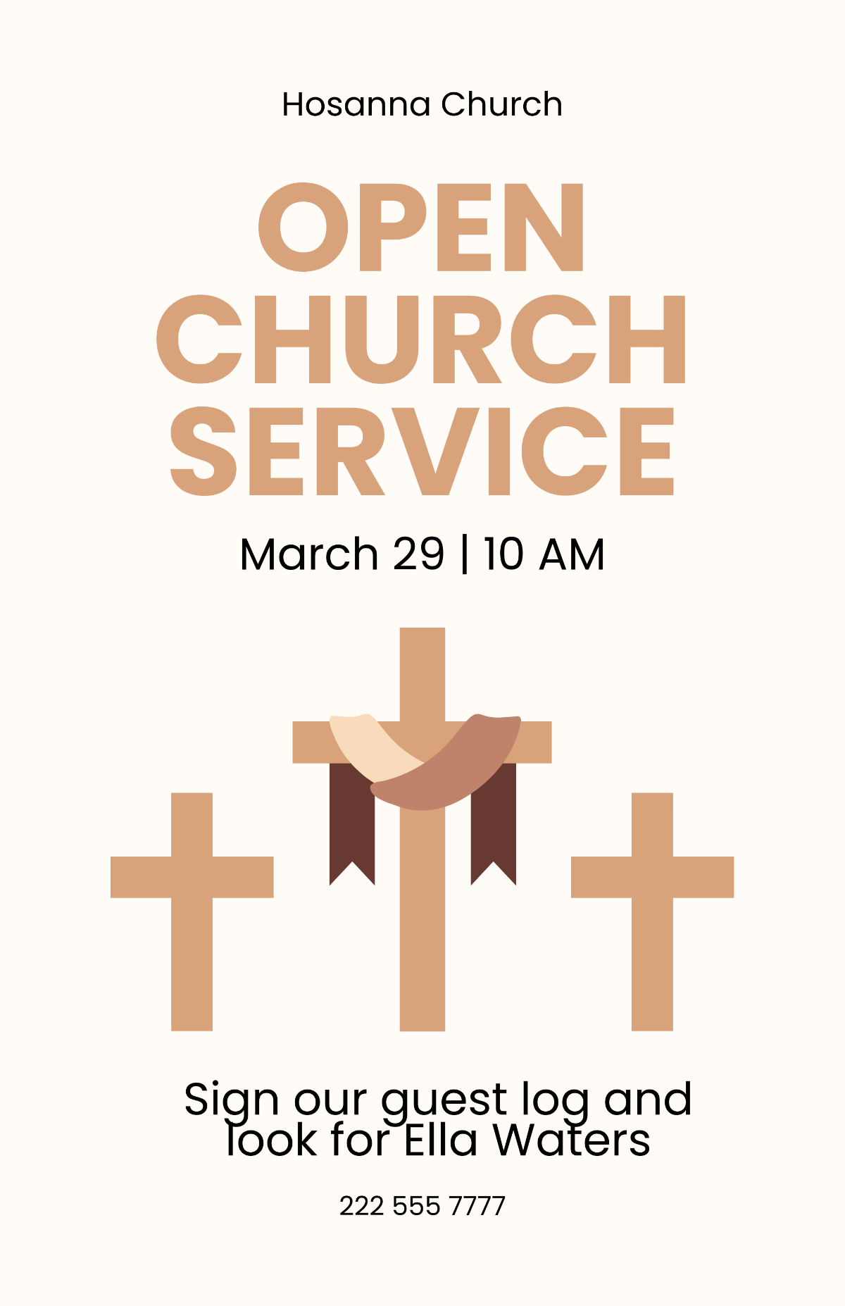 Free Good Friday Poster Template
