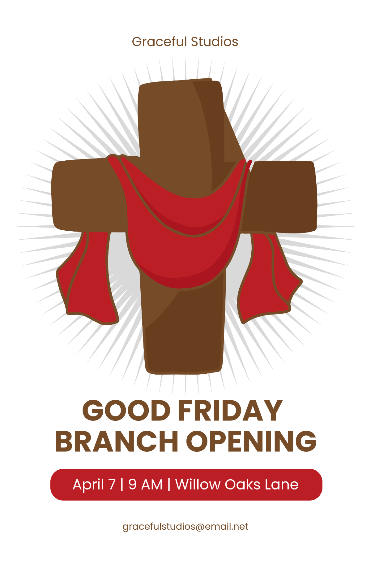 Good Friday Event Poster Template