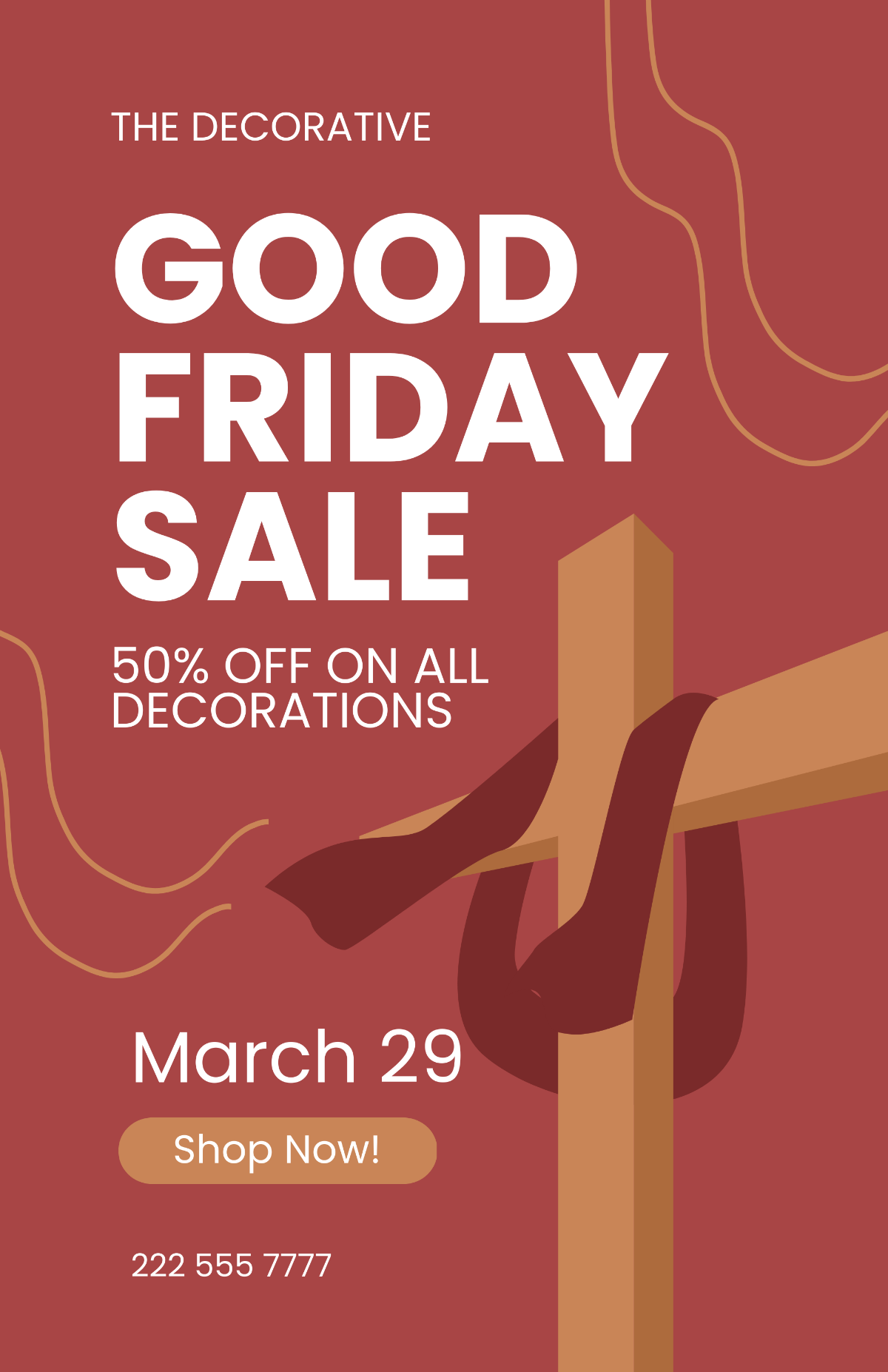 Free Good Friday Advertisement Poster Template