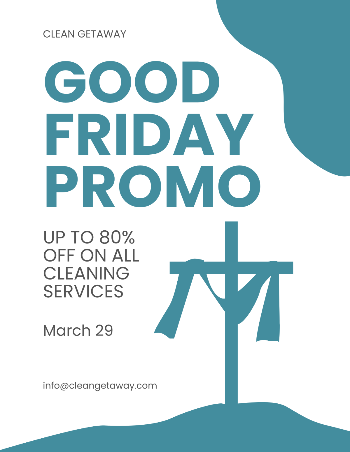 Sale Good Friday Flyer Template - Edit Online & Download