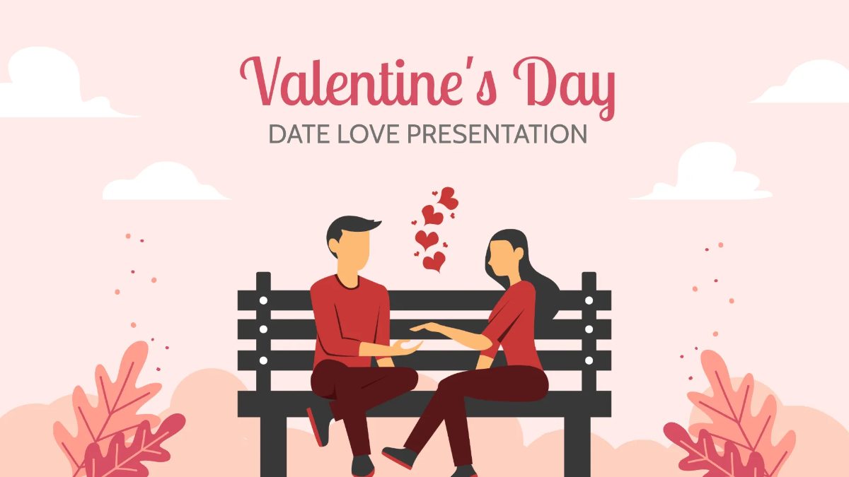 Free Valentine's Day Date Love Presentation Template to Edit Online