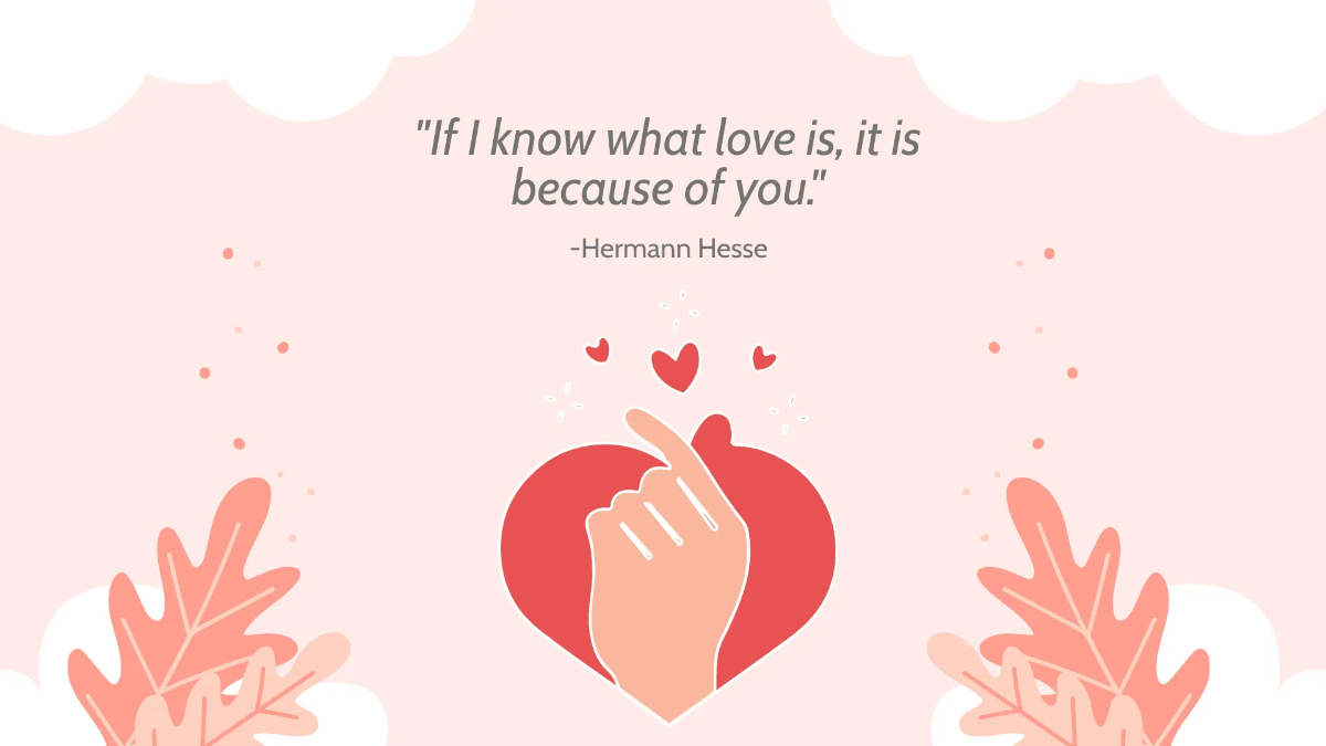 Free Valentine's Day Date Love Presentation Template to Edit Online