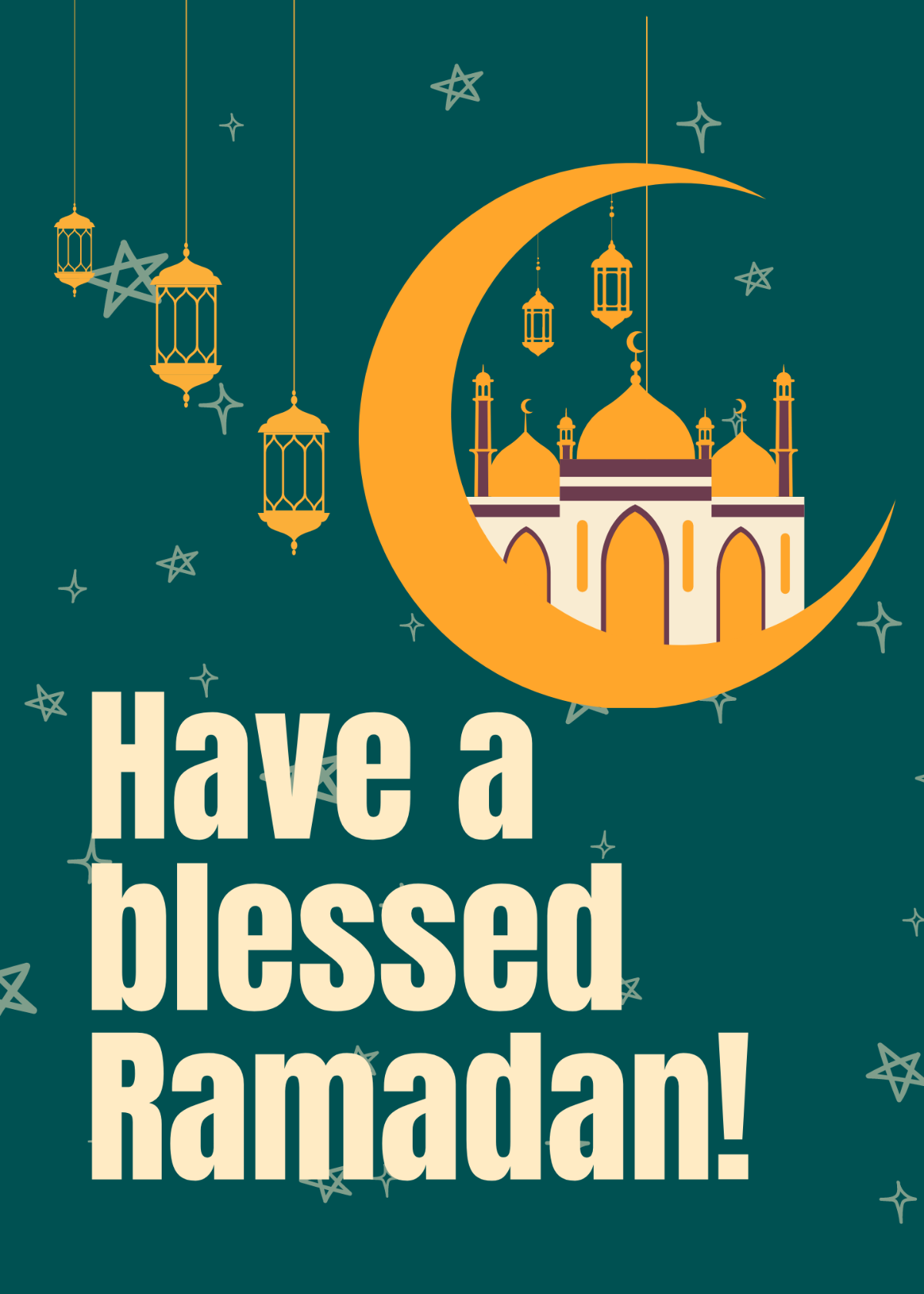 Ramadan Card Template