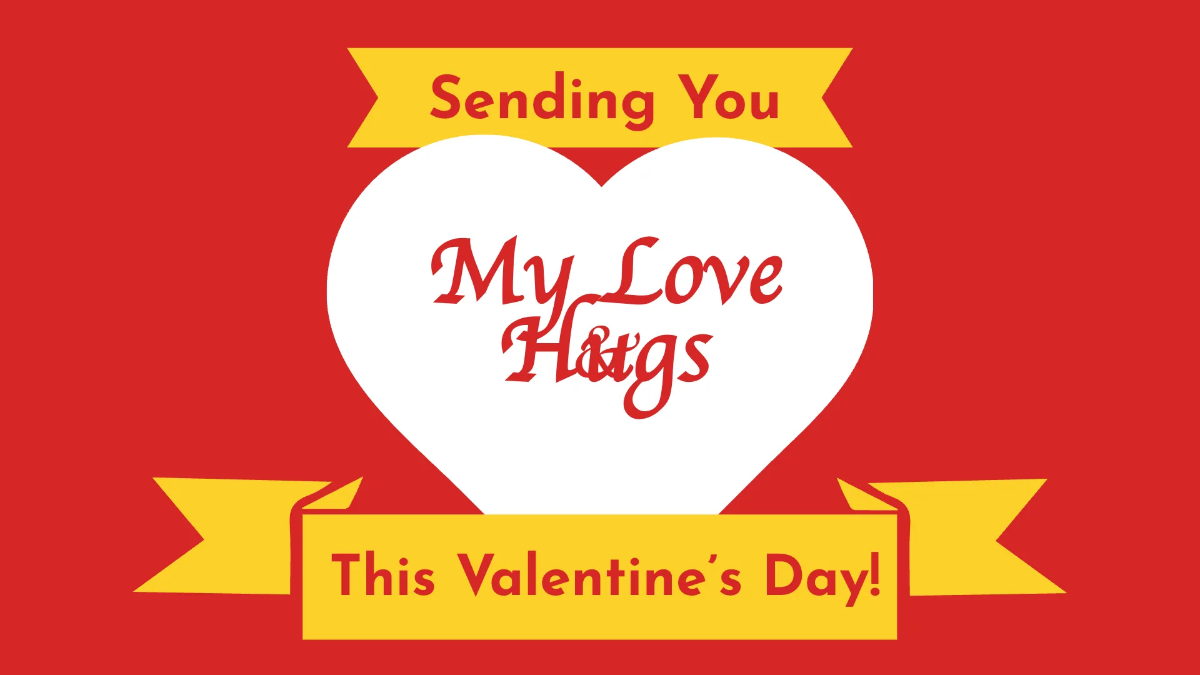 Free Valentine's Day Greeting Card Presentation Template to Edit Online