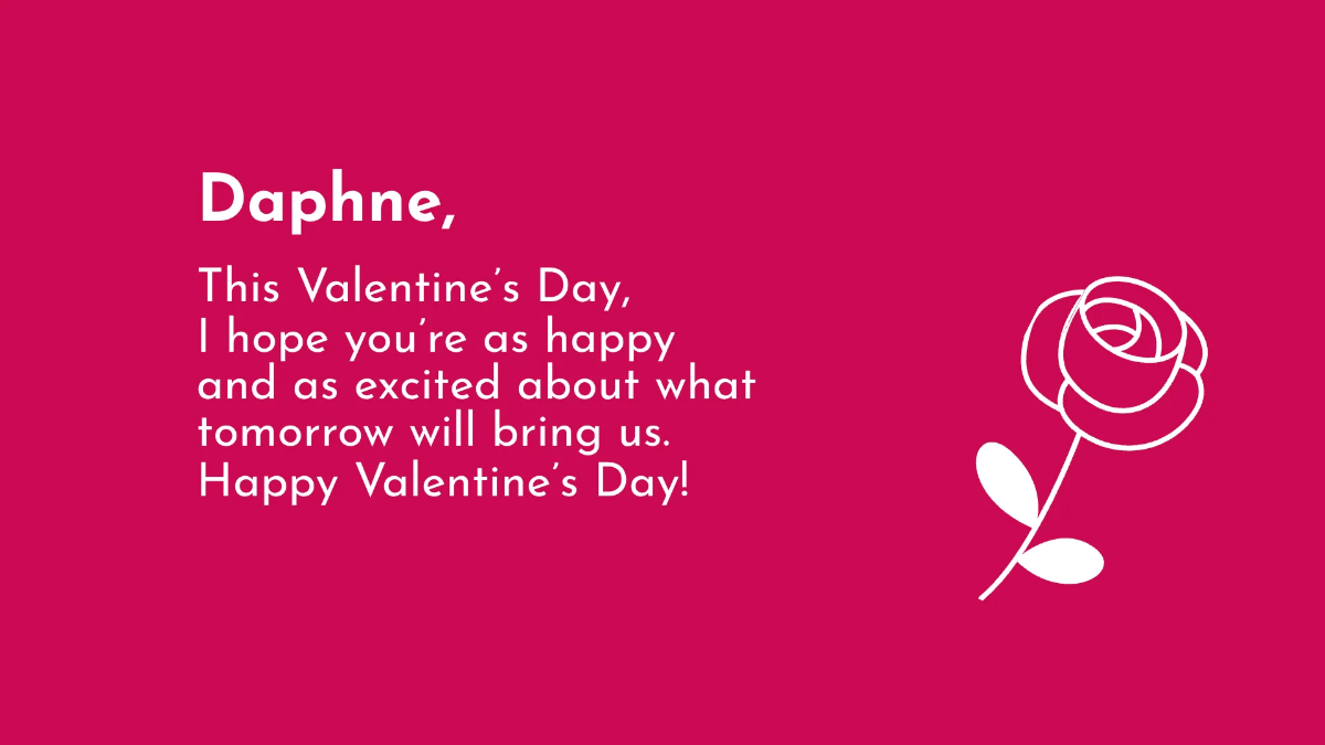 Free Valentine's Day Greeting Card Presentation Template to Edit Online