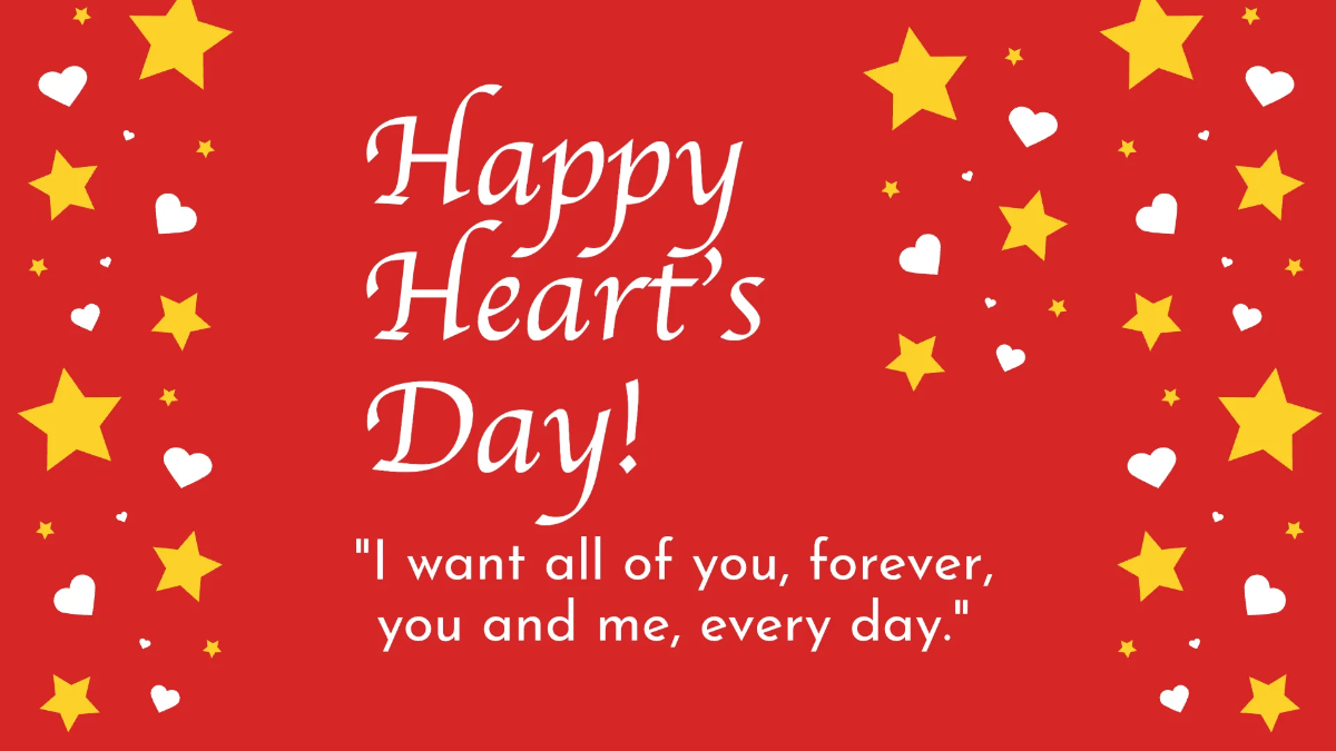 Free Valentine's Day Greeting Card Presentation Template to Edit Online