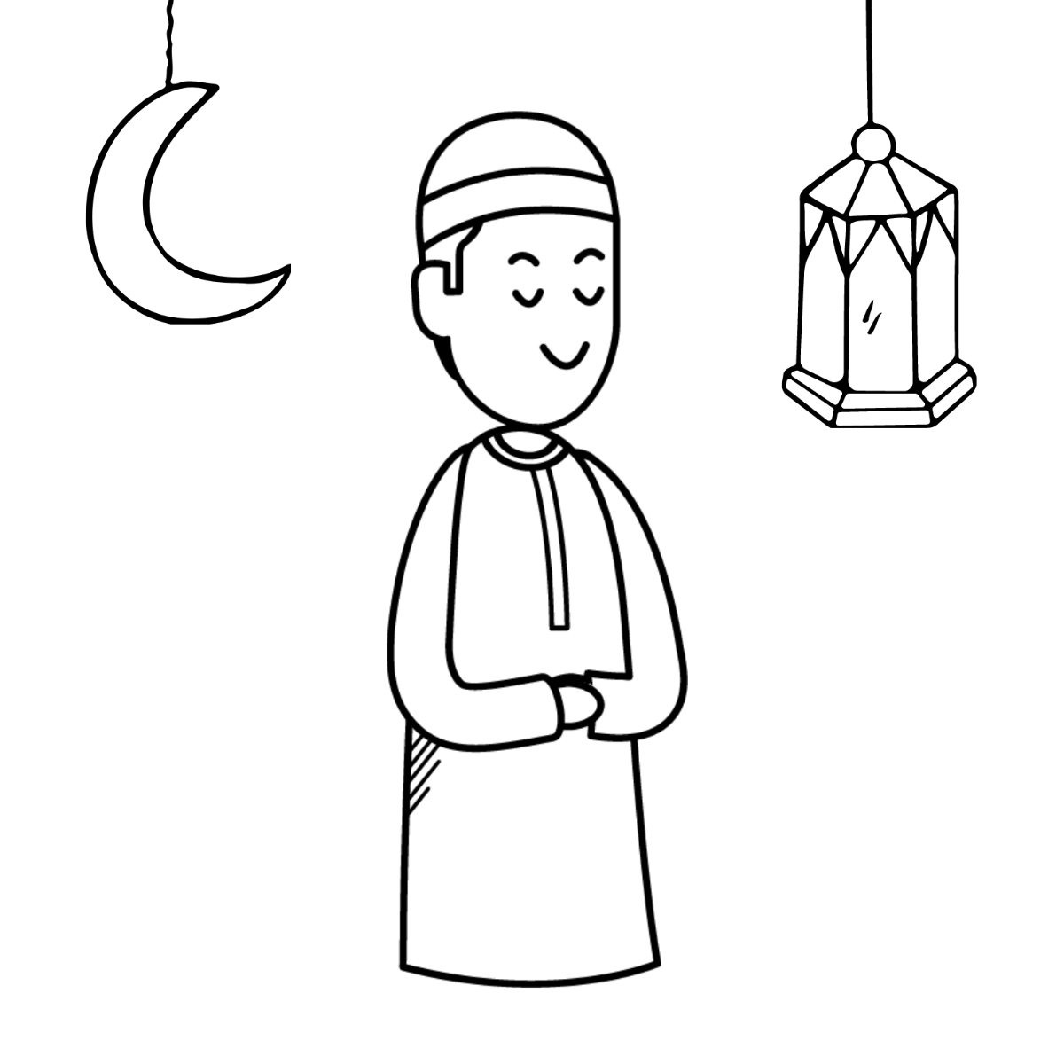 Ramadan Drawing Vector Template - Edit Online & Download