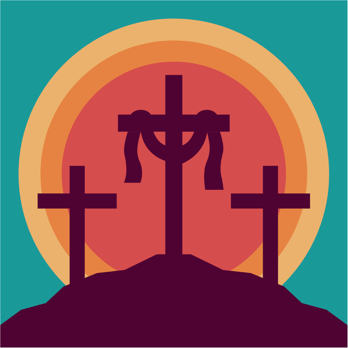 Good Friday Graphic Vector Template