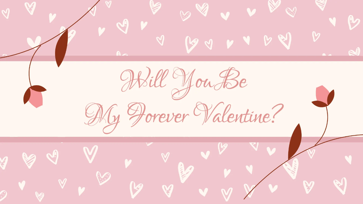 Free Valentine's Day Presentation Template to Edit Online